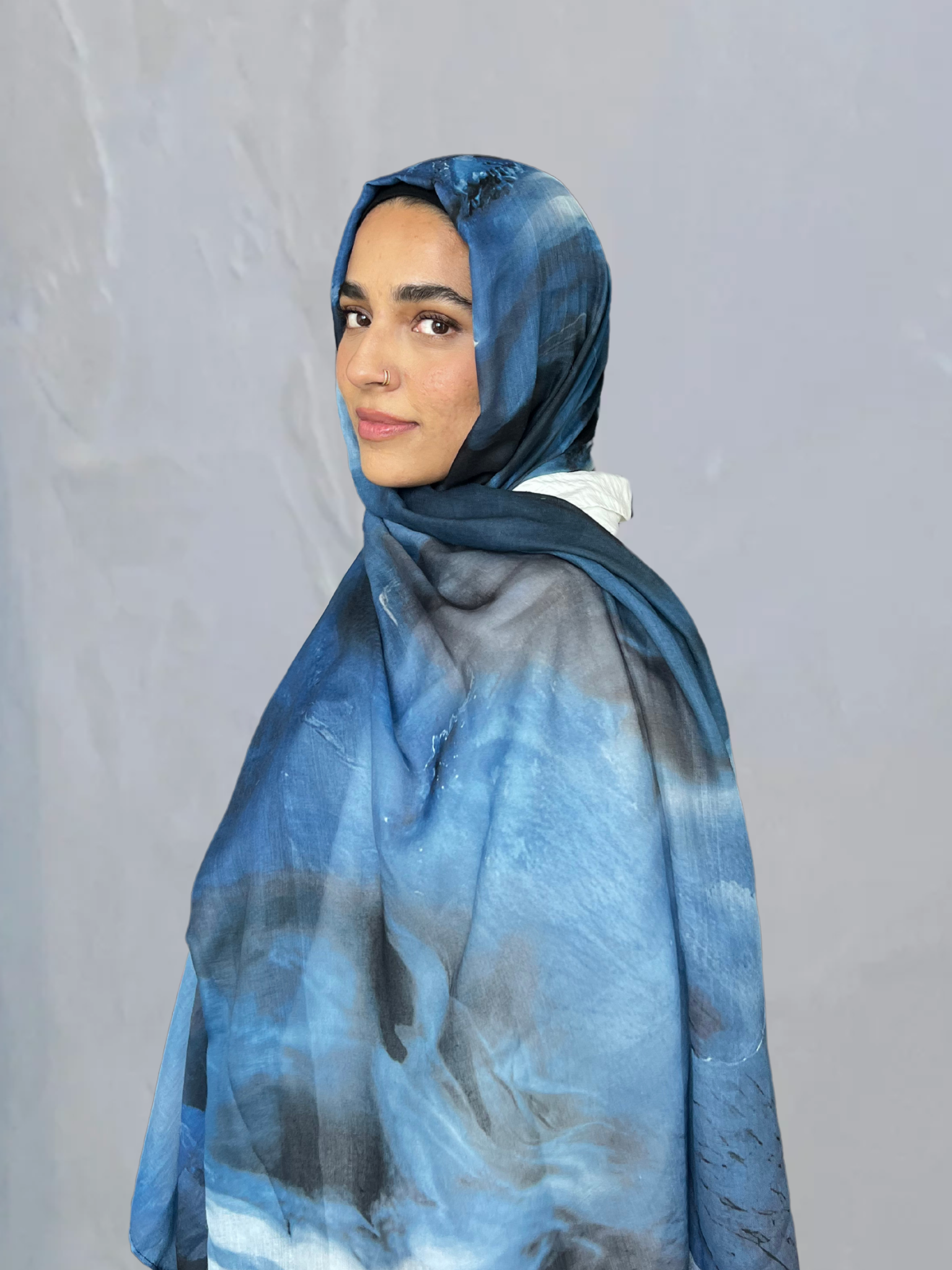 Midnight Tide Modal Hijab