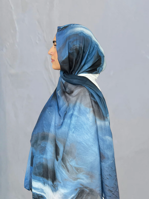 Midnight Tide Modal Hijab