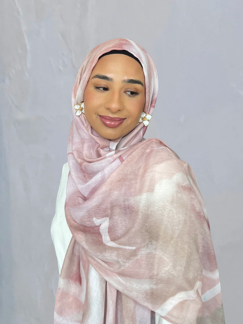 Blossom Mist Modal Hijab